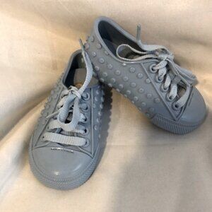Toddler Mini Melissa Polibolha Powder blue Jelly sneakers